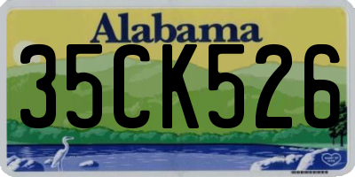 AL license plate 35CK526