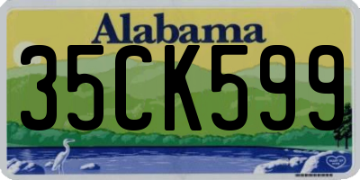 AL license plate 35CK599
