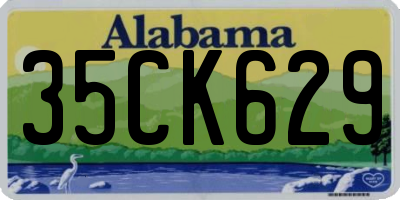 AL license plate 35CK629