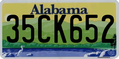AL license plate 35CK652