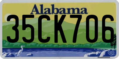 AL license plate 35CK706