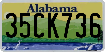 AL license plate 35CK736