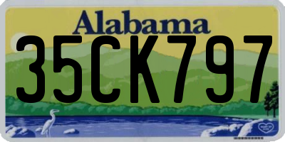 AL license plate 35CK797