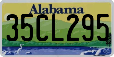 AL license plate 35CL295