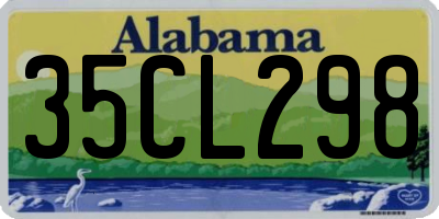 AL license plate 35CL298