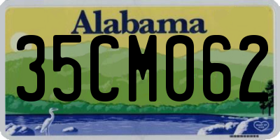 AL license plate 35CM062