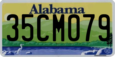 AL license plate 35CM079