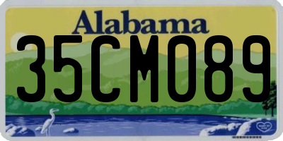 AL license plate 35CM089