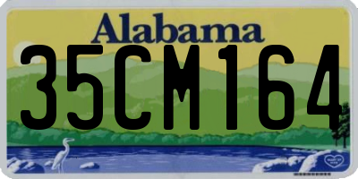 AL license plate 35CM164