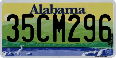 AL license plate 35CM296