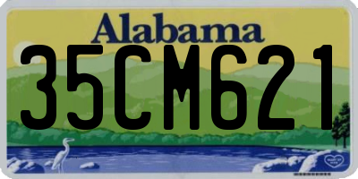 AL license plate 35CM621