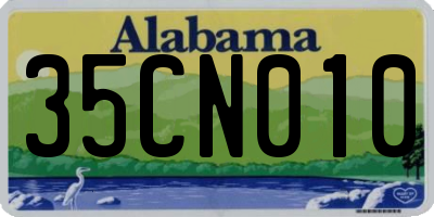 AL license plate 35CN010