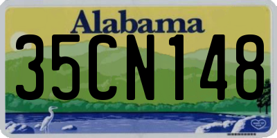 AL license plate 35CN148