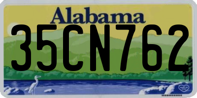 AL license plate 35CN762