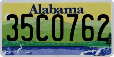 AL license plate 35CO762