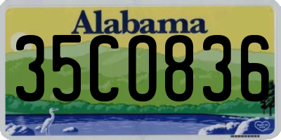 AL license plate 35CO836
