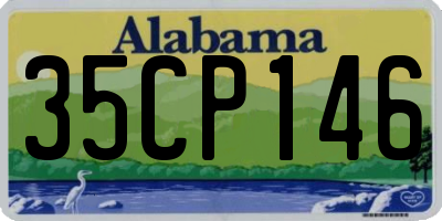 AL license plate 35CP146