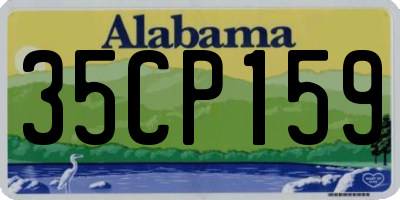 AL license plate 35CP159
