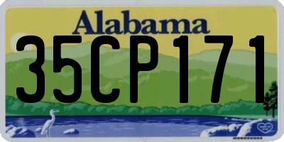 AL license plate 35CP171
