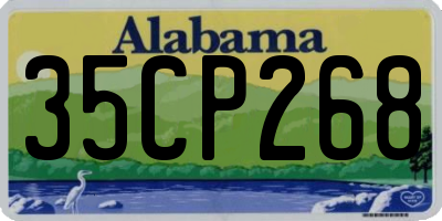 AL license plate 35CP268