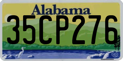 AL license plate 35CP276