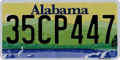 AL license plate 35CP447
