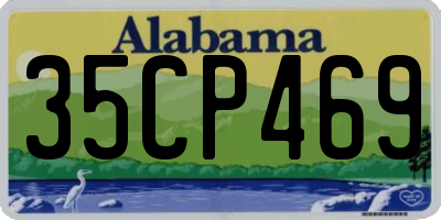 AL license plate 35CP469