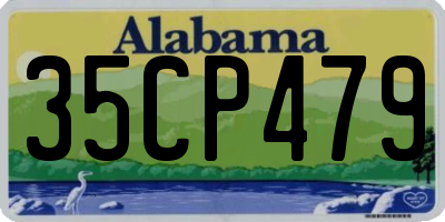 AL license plate 35CP479