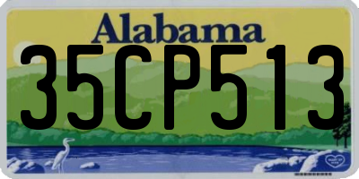AL license plate 35CP513