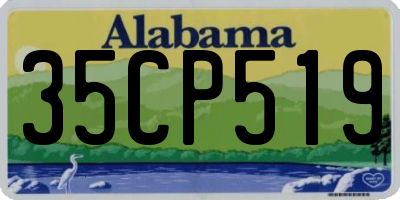 AL license plate 35CP519