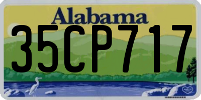 AL license plate 35CP717