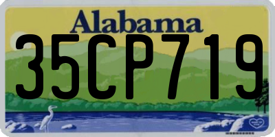 AL license plate 35CP719