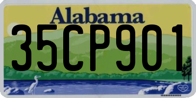 AL license plate 35CP901