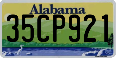 AL license plate 35CP921