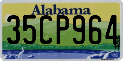 AL license plate 35CP964