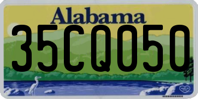 AL license plate 35CQ050