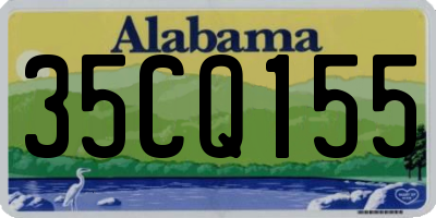 AL license plate 35CQ155