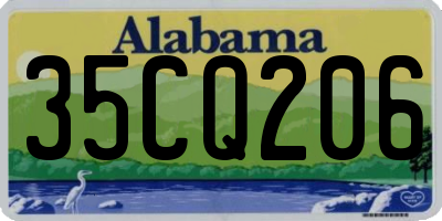 AL license plate 35CQ206