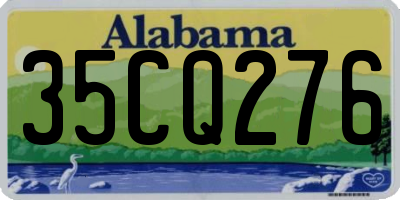 AL license plate 35CQ276