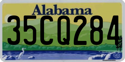 AL license plate 35CQ284