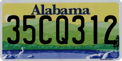 AL license plate 35CQ312