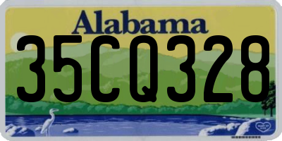 AL license plate 35CQ328