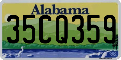 AL license plate 35CQ359