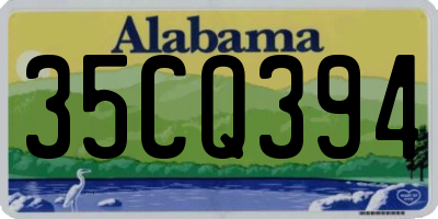 AL license plate 35CQ394