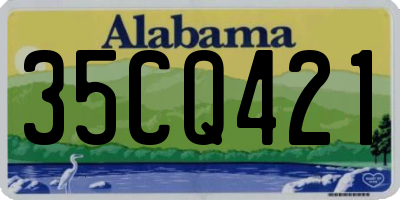 AL license plate 35CQ421