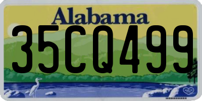AL license plate 35CQ499