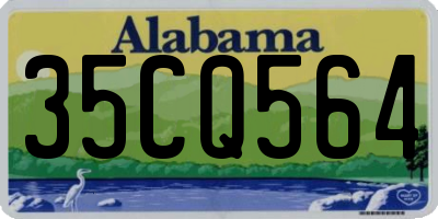 AL license plate 35CQ564