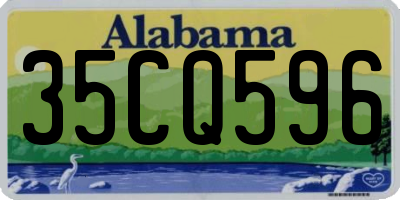 AL license plate 35CQ596