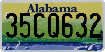 AL license plate 35CQ632