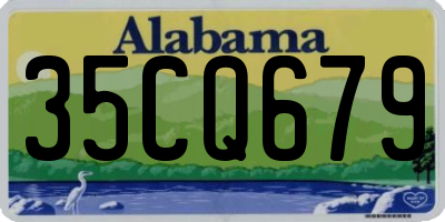 AL license plate 35CQ679